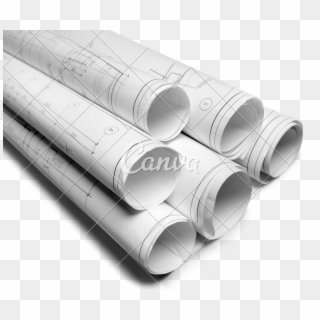 Architectural And Blueprint Rolls - Blueprint Roll Png, Transparent Png
