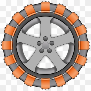 This Free Icons Png Design Of Wheel With Chain - Circle, Transparent Png