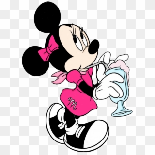 Pink Minnie Mouse Png - Minnie Mouse Coloring Pages, Transparent Png