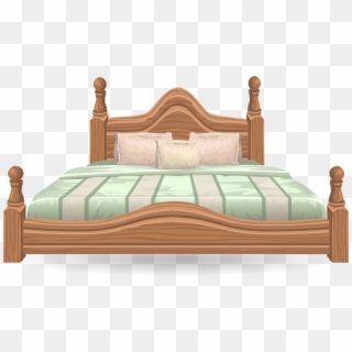 Bed Clipart Png - Bed Png, Transparent Png - 900x523(#553699) - PngFind