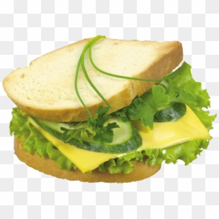 Toast With Cheese Png Image - Sandwich À La Salade, Transparent Png