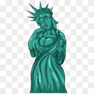 Download Lady Liberty Hot Clipart Statue Of Liberty, HD Png Download