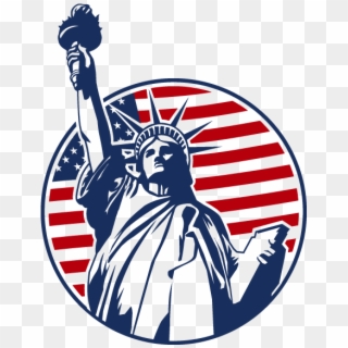 Statue Of Liberty Clipart Libertad - Liberty Statue Vector, HD Png Download