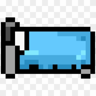 This Free Icons Png Design Of Pixel Bed Blue Side, Transparent Png