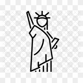 Drawn Statue Of Liberty Transparent - Statue Of Liberty National Monument, HD Png Download