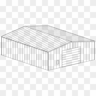 Building 1 Building 2 Building - Shed, HD Png Download