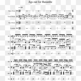 Jigs Out For Harambe Sheet Music 1 Of 2 Pages - Purcell What Shall I Do, HD Png Download