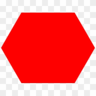 Red Hexagon Shape, HD Png Download