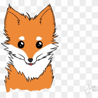 Cute Fox , Png Download - Illustration, Transparent Png