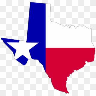 Texas Flag Png - Flag Map Of Texas, Transparent Png
