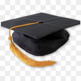 Graduation Cap With Orange Tassel, HD Png Download