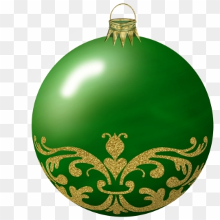 Green Christmas Ornament Png - Christmas Ornament Png Transparent, Png Download