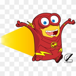 The Flash Minion (despicable Me) - Minions Flash, HD Png Download