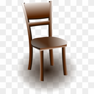 Big Image - Wood Chair Clipart, HD Png Download