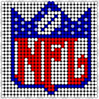 Nfl Logo Perler Bead Pattern / Bead Sprite - Perler Beads Patterns Football, HD Png Download