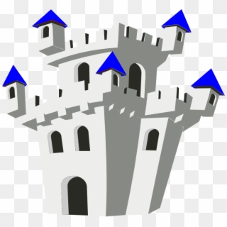 How To Set Use Blue Castle Svg Vector, HD Png Download