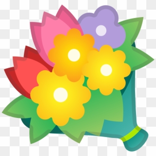 Emoji Ramo De Flores , Png Download - Bouquet Emoji, Transparent Png