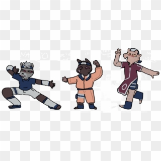 Drew Me And My Friends As Naruto Characters For No - Cartoon, HD Png Download