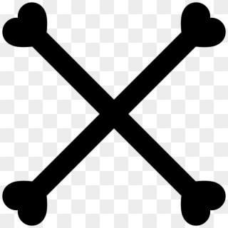 Forming A Cross Symbol - X Black, HD Png Download