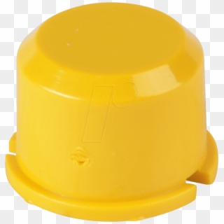 Round Yellow Cap For Button 3f Mec Switches 1d04 - Hard Hat, HD Png Download