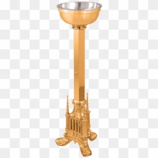 Standing Holy Water Font - Brass, HD Png Download