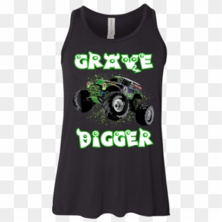 Monster Truck Shirt Grave Green Digger Racing Gift - Monster Truck, HD Png Download