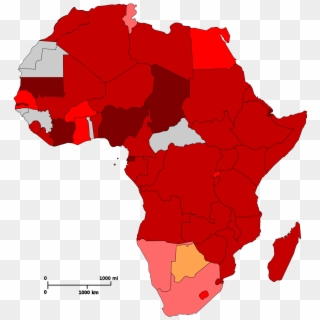 African Union Member States By Corruption Index - Africa Official Language Map, HD Png Download