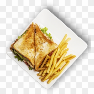 Club Sandwich - French Fries, HD Png Download