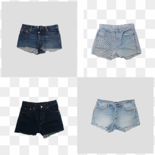 Denim Shorts Levi's - Miniskirt, HD Png Download