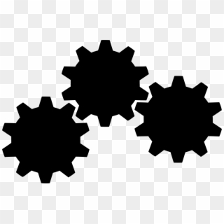 Download Png - 3 Gears Icon, Transparent Png