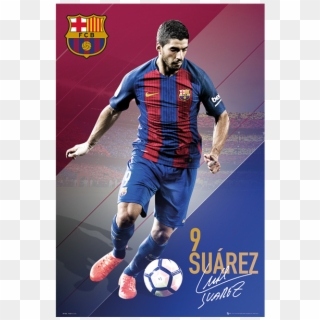 Fc Barcelona Luis Suarez Poster 16/17 - Poster De Luis Suárez, HD Png Download