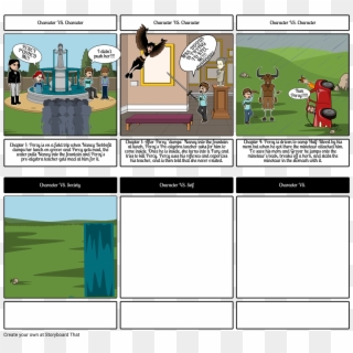 Story Board Storyboard By Islamcmanus - Comic Story Plot Template, HD Png Download
