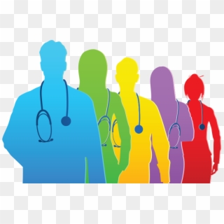 Medical Team Silhouette Png, Transparent Png