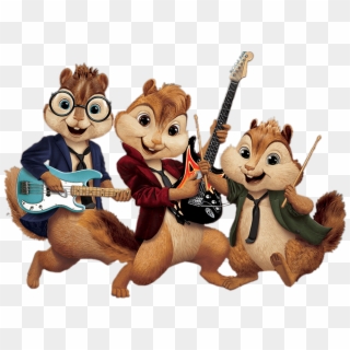 Alvin And The Chipmunks Playing Music - Alvin And The Chipmunks Clipart, HD Png Download