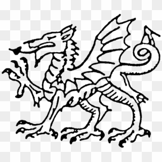 Save The Date Stamp Png - Welsh Dragon, Transparent Png