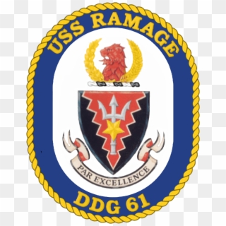 Framed Art For Your Wall Crest Of Uss Ramage - Uss Winston S Churchill Crest, HD Png Download