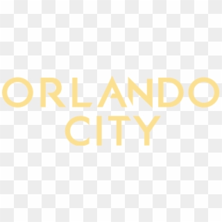 Orlando City Sc Wordmark Gold, HD Png Download