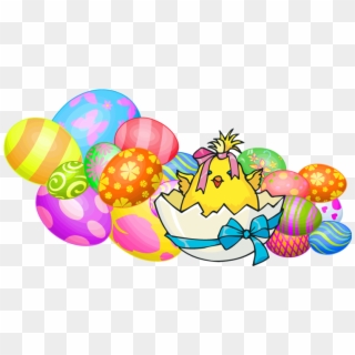 Party Clipart Easter - Transparent Clipart Of Easter Chicks, HD Png Download