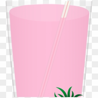 Aesthetic Clipart Strawberry Milk - Lampshade, HD Png Download