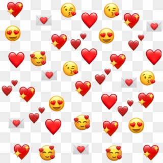 #corazon #corazones #emoji #rojo #red #amor #love - Emojis De Corazones Png, Transparent Png