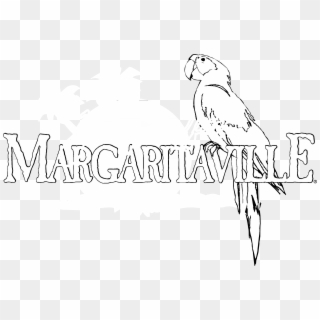 Margaritaville Jimmy Buffetts Logo Black And White - Margaritaville Logo Black And White, HD Png Download