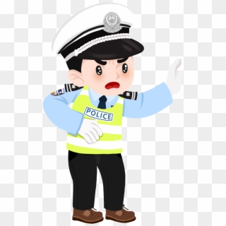 Dibujos Animados Versión Q Lindo Policía Png Y Psd - 警察 卡通, Transparent Png