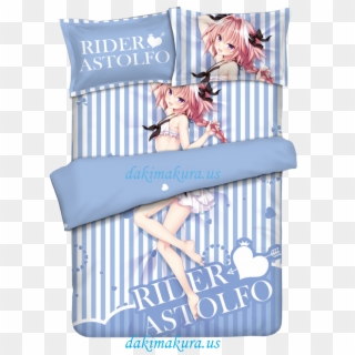 Fate Blue Anime Bed Blanket Duvet Cover With Pillow, HD Png Download