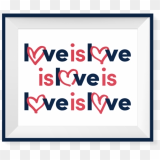 Print Loveislove Frame, HD Png Download