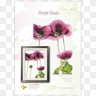 Purple Clouds - $21 - 84 - Prev - Tulip, HD Png Download