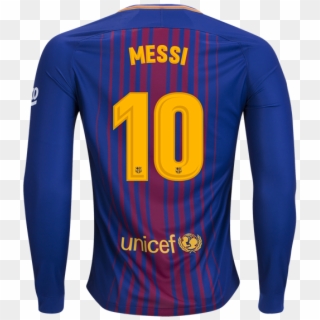 Messi Jersey Png - Barcelona, Transparent Png