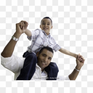 Andy Dean, Hispanic Father And Son Having Fun Transparent - Hispanic Brother Png, Png Download