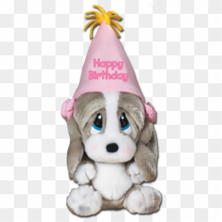 Happy Birthday Sad Sam's Honey Plush With A Pink Hat - Sad Sam Happy Birthday, HD Png Download