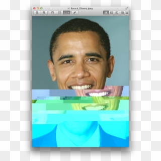 Barack Obama Glitch Art - Barack Obama, HD Png Download