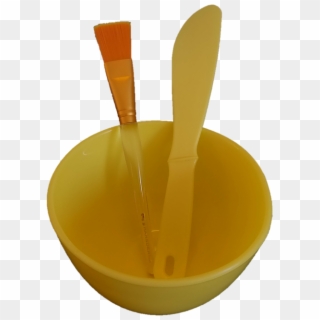 The Premium Quality Mask Mixing Bowl, Spatula And Golden - Plastic, HD Png Download